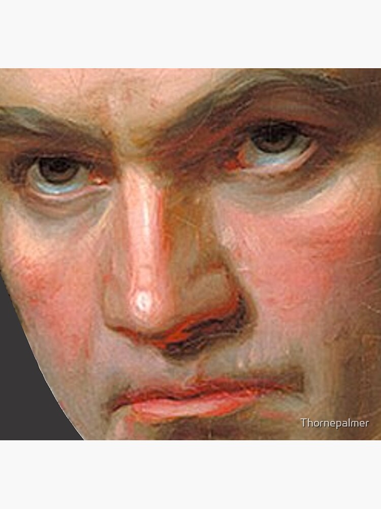 Beethoven in frightening close-up by Thornepalmer