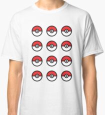 Pokeball Pattern Classic T-Shirt