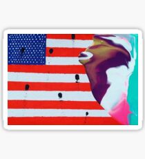 Shot in the Abstract dream Sticker