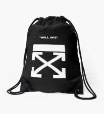 Off White Drawstring Bag