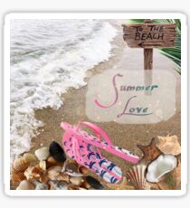 Beach Summer Love Sticker