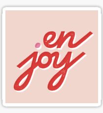 en • joy Sticker