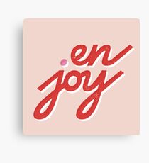 en • joy Canvas Print