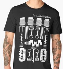 Air Cooled Flat Four (White) Men's Premium T-Shirt