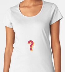 question mark Women's Premium T-Shirt