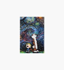 with a friend be happy Art Board