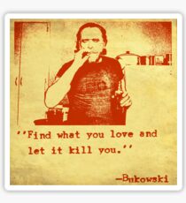 Bukowski Sticker