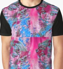 Precious Pink Pinup Girl Graphic T-Shirt