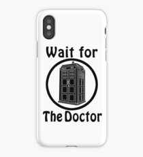 The Doctor - white iPhone Case/Skin