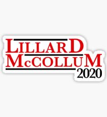 Pegatina Campaña Damian Lillard CJ McCollum