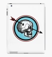 Red & Blue Skull Patch iPad Case/Skin