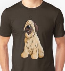 Happy Briard Cartoon Unisex T-Shirt