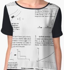 Concepts, speed, change, slope, velocity,  Acceleration, instantaneous, motion Chiffon Top