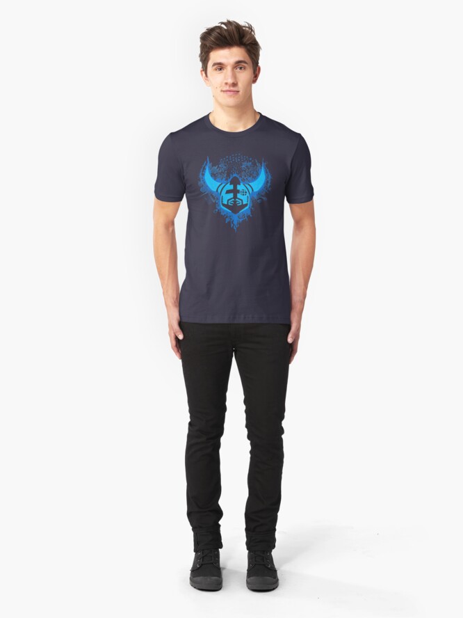 Alternate view of Megaran: Symphonies of the Knight- Blue Slim Fit T-Shirt