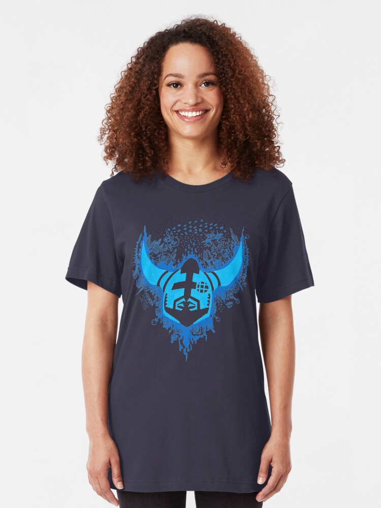 Alternate view of Megaran: Symphonies of the Knight- Blue Slim Fit T-Shirt