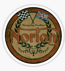 Vintage Norton Motorcycles Since 1898 by MotorManiac Sticker
