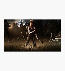 Clementine- The Walking Dead Game Photographic Print