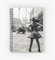 Fearless Girl & Bull NYC Spiral Notebook