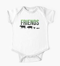 Animal Friends One Piece - Short Sleeve