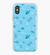 Blue Poodle iPhone Case
