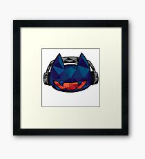 Phone Case Monster cat geometric Framed Print