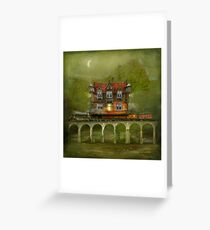 'Railway Station' Greeting Card