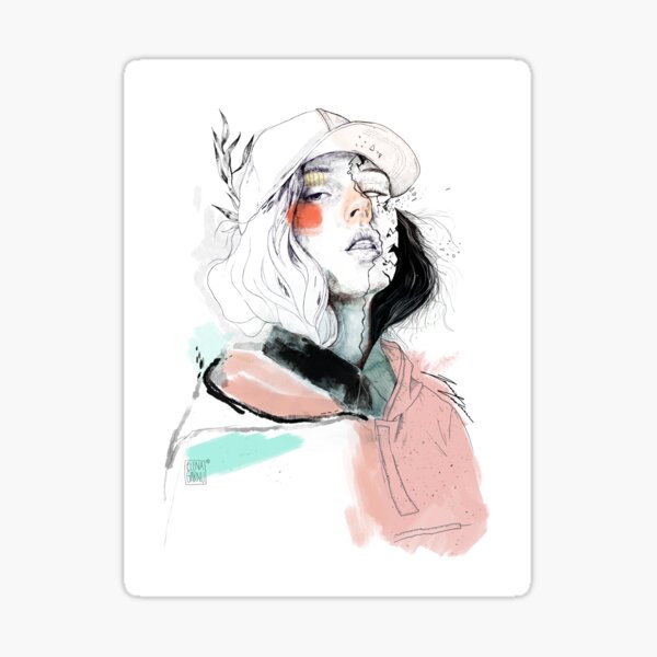 COLLABORATION ELENA GARNU / JAVI CODINA Sticker
