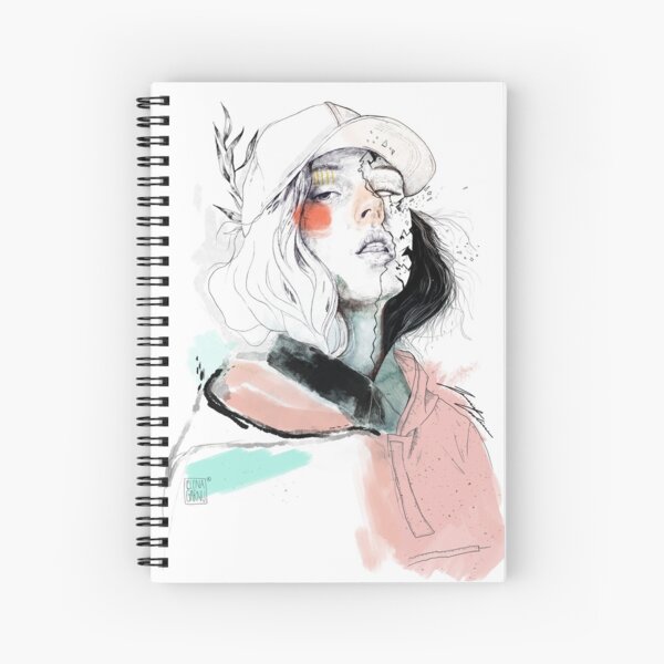 COLLABORATION ELENA GARNU / JAVI CODINA Spiral Notebook