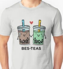 Camiseta ajustada Juego de palabras BES-TEAS