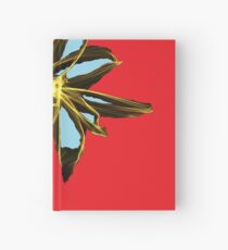 Retro Daisy in blue/red Hardcover Journal