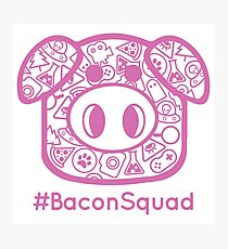 #BaconSquad - Pink Photographic Print