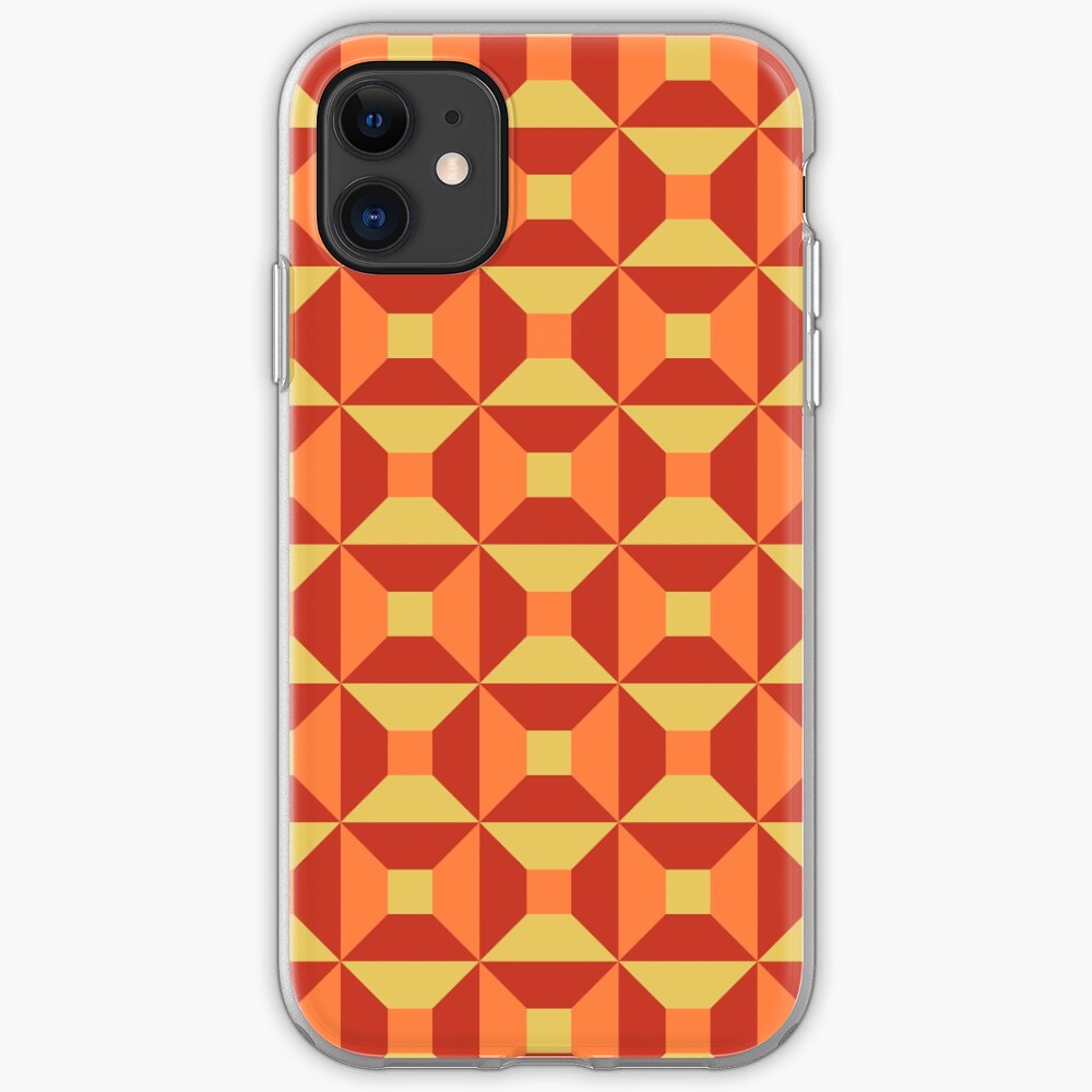 Geometric Pattern: Square Check: Summer iPhone Case & Cover