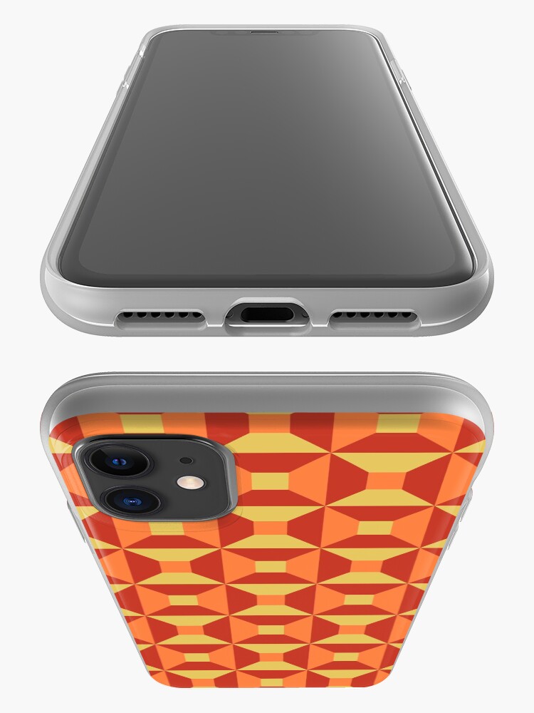 Alternate view of Geometric Pattern: Square Check: Summer iPhone Case & Cover
