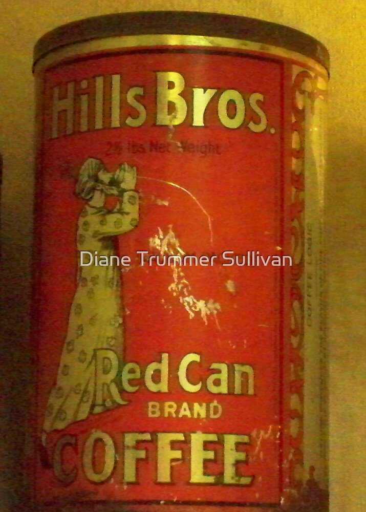 "Old Hills Brothers Coffee Can" by Diane Trummer Sullivan Redbubble