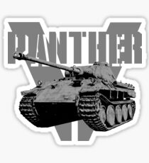 Panther Tank Sticker