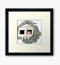 A Dusty Skull Framed Print