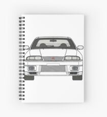 Nissan Skyline R33 GT-R (front) V2.0 Spiral Notebook