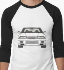 Nissan Skyline R33 GT-R (front) V2.0 Baseballshirt für Männer