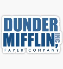 Dunder Mifflin The Office Logo Sticker