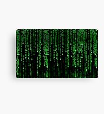 Matrix Binary Code Canvas Print
