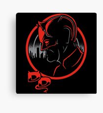 Devilish Detective Canvas Print