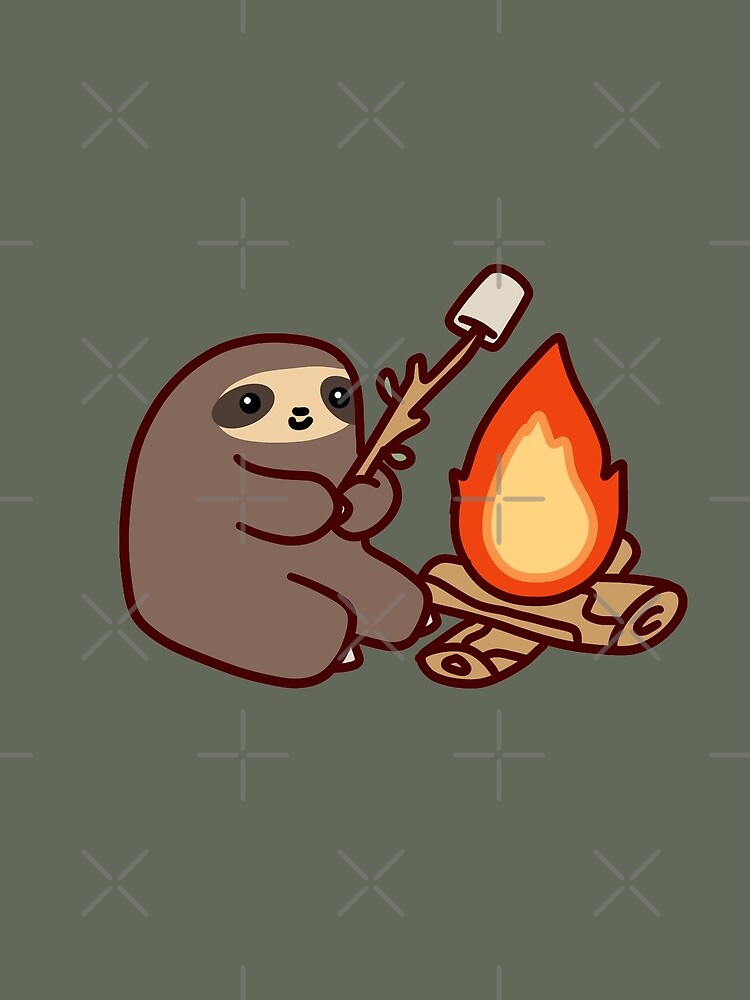 Campfire Sloth by SaradaBoru