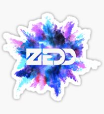 Zedd Color Splash Sticker Sticker