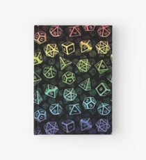 D20 Würfel Set Muster (Regenbogen) Notizbuch