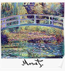 Monet - Japanese Bridge Poster