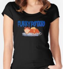 Furry Industries Women's Fitted Scoop T-Shirt