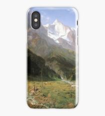 Ernst Ferdinand Oehme Wetterhorn iPhone Case/Skin