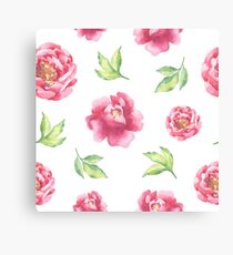 Flowers and Leaves Canvas Print