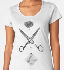 ROCK / SCISSORS / PAPER Women's Premium T-Shirt