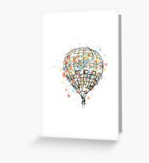 Air Ballon Greeting Card